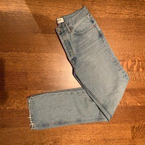 Agolde Lana Low Rise Vintage Straight Jeans